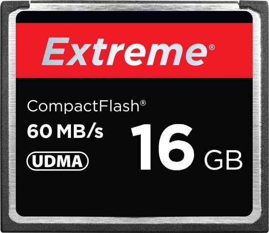Compact flash card 16GB - Extreme - 43×36