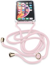 Cellularline - iPhone Xs/X, hoesje aanpasbaar koord, roze