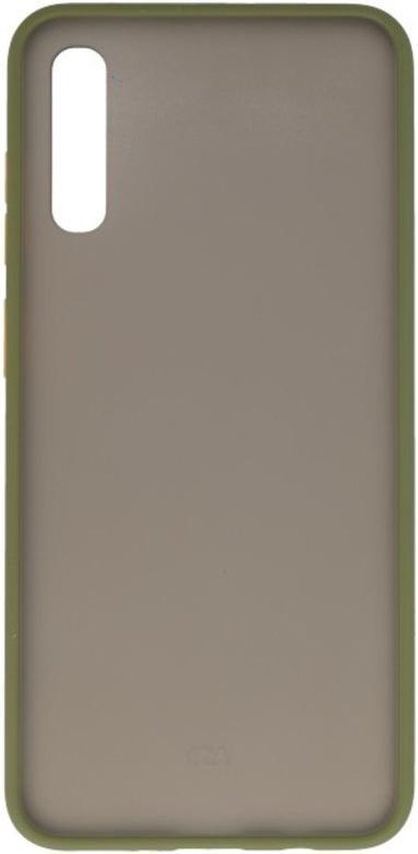 Hoesje Geschikt voor de Samsung Galaxy A70 - Hard Case Backcover Telefoonhoesje - Groen