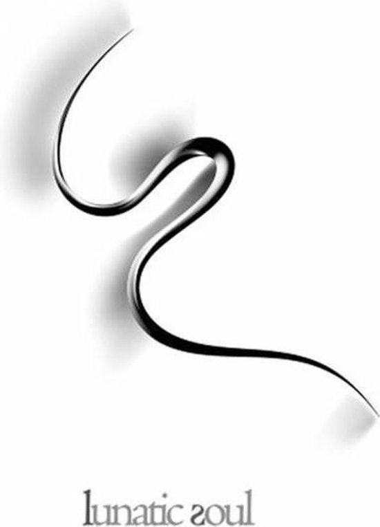 Logo stylisé 'lunatic soul' sur fond blanc avec ombre.