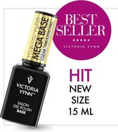 Rubber Base - Victoria Vynn™ Gel Polish Mega Base - Hard & Long Nails - CLEAR 15ml.