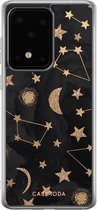Samsung S20 Ultra hoesje siliconen - Counting the stars | Samsung Galaxy S20 Ultra case | multi | TPU backcover transparant