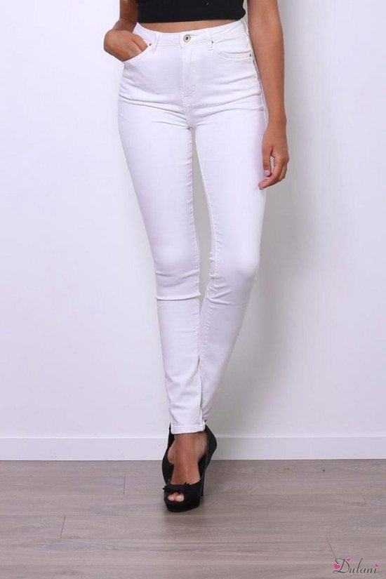 Witte Jeans Dames Hoge Taille Spain, SAVE 50% - online-pmo.com