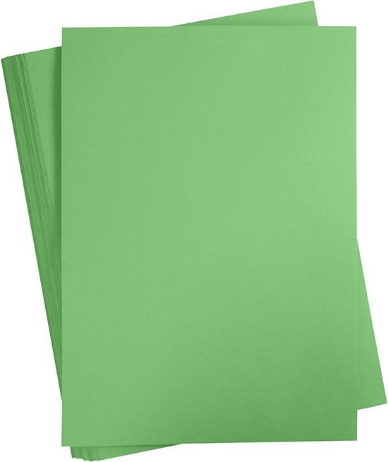 beet Mangel rommel Colortime Karton A2 Groen 10 Vellen | bol.com
