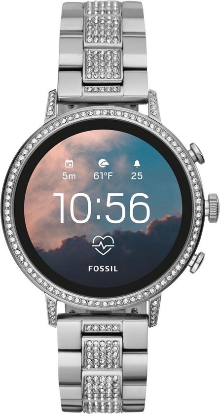 Distilleren Verleden Verwaand Fossil Q Venture Gen 4 - Smartwatch - Zilverkleurig | bol.com