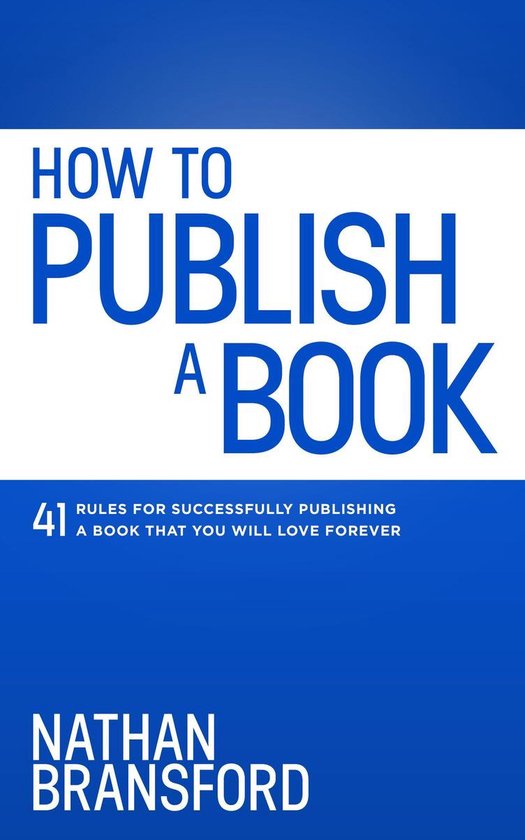 How to Publish a Book - cover