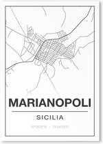 Poster/plattegrond MARIANOPOLI - 30x40cm