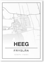 Poster/plattegrond HEEG - 30x40cm