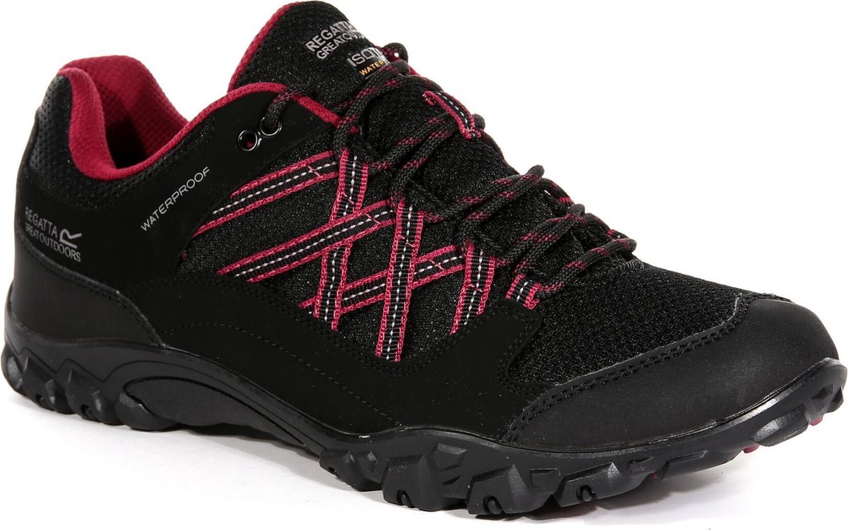 Schoenen Hiking Dames Waterproof Ademend Edgepoint Iii Zwart