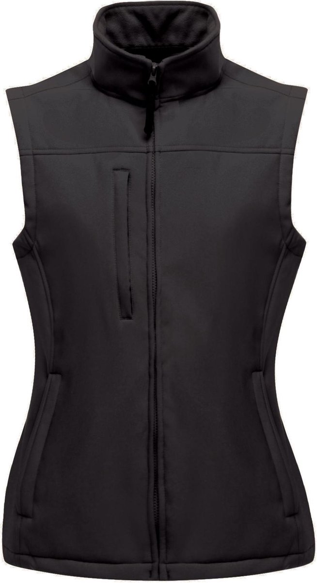 Jas Hiking Dames Softshell Zwart