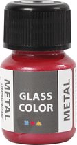 Glass Color Metal. rood. 30 ml/ 1 fles