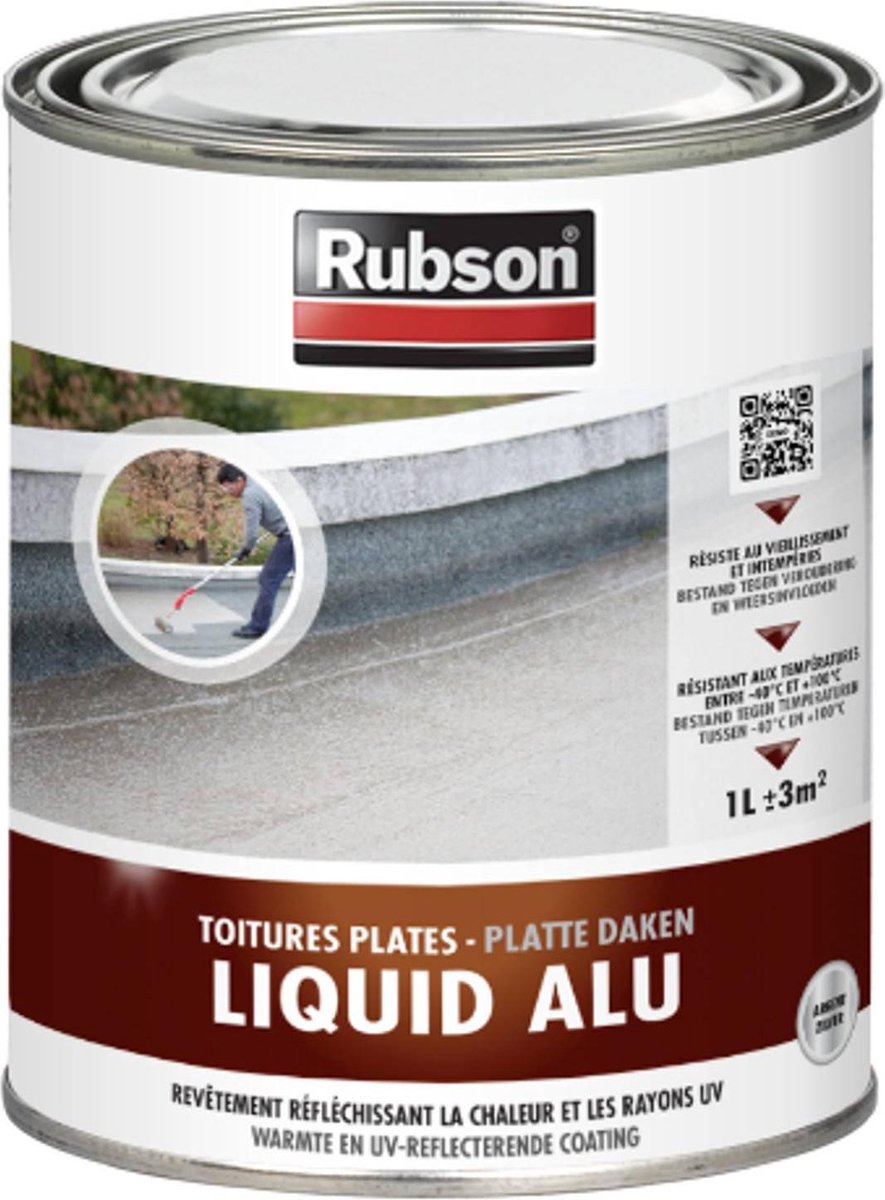 RUBSON Toitures Liquid Rubber Gris Bidon 5l - Mr.Bricolage