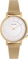 Komono Polshorloge Harlow Gold Mesh W4109 Goud ⌀ 36 mm - Dames