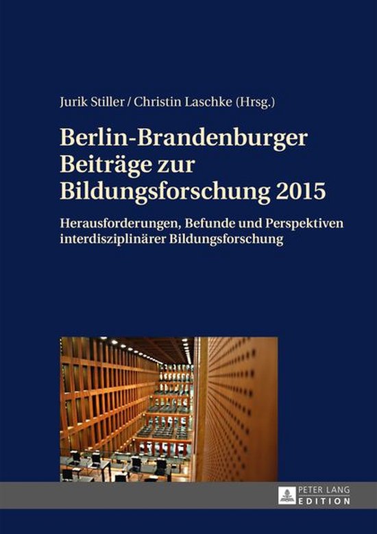Berlin-Brandenburger Beitraege zur Bildungsforschung 2015 - cover