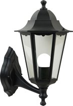 Nordlux Cardiff wandlamp - buitenwandlantaarn - 40 cm hoog - 27 cm diep - E27 - zwart