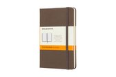Moleskine Classic Notitieboek - Pocket - Hardcover - Gelinieerd - Aarde Bruin