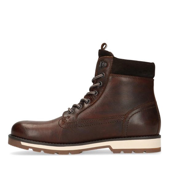 Sacha Heren Bruine leren veterboots Maat 43 Sacha Heren Bruine leren veterboots Maat 43
