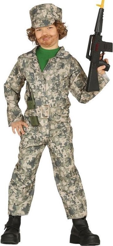Soldaat verkleedset / carnaval kostuum voor jongens/kinderen -  Leger/militair... | bol.com