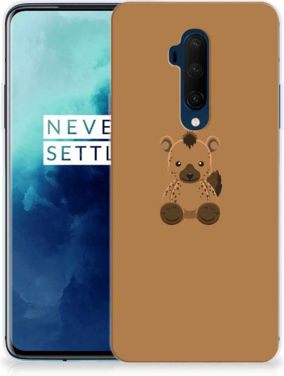 OnePlus 7T Pro Telefoonhoesje met Naam Baby Hyena