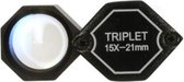 Byomic Inslagloep Triplet Byo-it2018 15x - 20,5mm Glas Zwart
