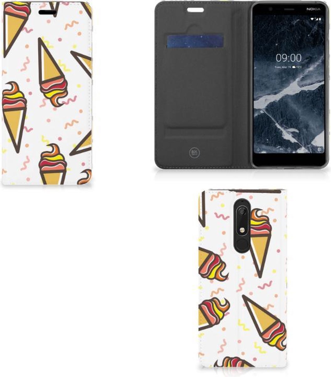 Nokia 5.1 (2018) Flip Style Cover Icecream