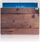Lenovo Tab P10 Silicone Tablet Hoes Old Wood