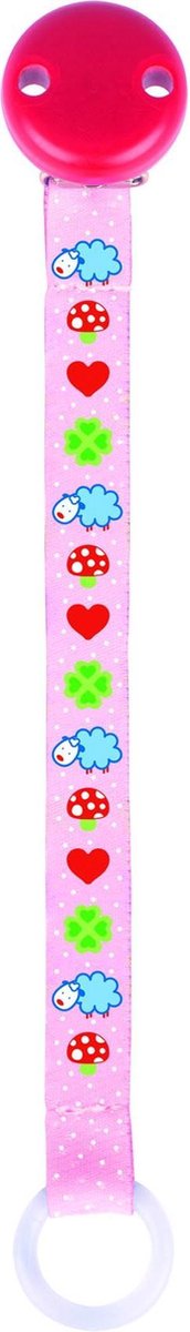 Goedkoopste Heimess Fopspeenketting Schaap Roze 21,5CM