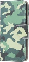 Samsung Galaxy A71 Hoesje - Book Case - Camouflage