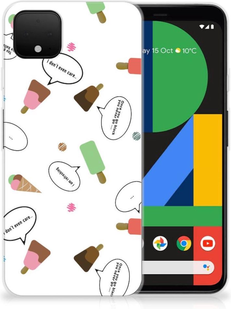 Google Pixel 4 XL Siliconen Case IJsjes