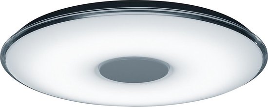 LED Plafondlamp - Trion Tako - 45W - Aanpasbare Kleur - Dimbaar - Afstandsbediening - Rond - Mat Wit