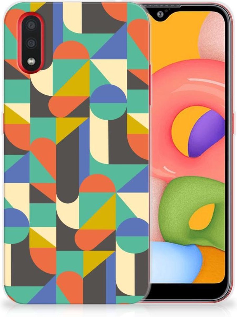 Samsung Galaxy A01 TPU bumper Funky Retro