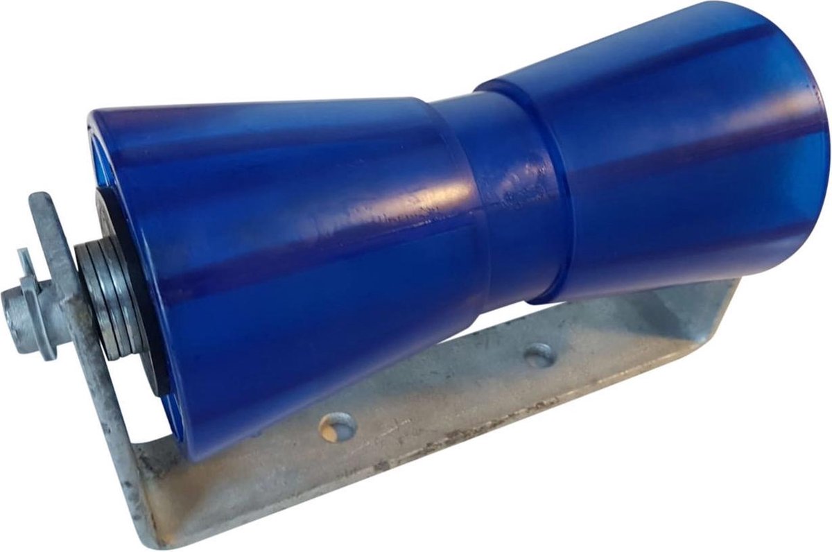 194x90 mm kielrol  blauw compleet op steun