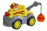 PAW Patrol Mighty Pups Super PAWs - Rubble - Speelgoedvoertuig en actiefiguur met lichten en geluid