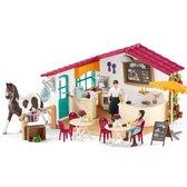 Schleich Horse Club - Ruiterhuis - Speelfigurenset - Kinderspeelgoed voor Jongens en Meisjes - 3 tot 12 jaar - 66 Onderdelen - Multicolor