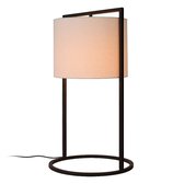 Atmooz - Lampe de table Moyo - Chambre à coucher / Salon - Pour l'intérieur - Industriel - noire et blanche - Hauteur = 60cm