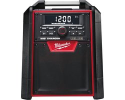Milwaukee M18 RC-0 18V Li-Ion Accu bouwradio met laadfunctie - werkt op netstroom & accu