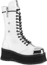 Demonia Laarzen -44 Shoes- GRAVEDIGGER-14 Zwart