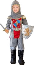 Middeleeuwse & Renaissance Strijders Kostuum | Dappere Ridder Roeland | Jongen | Maat 104 | Carnaval kostuum | Verkleedkleding