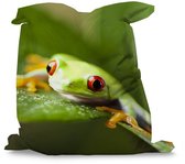 Zitzak Frog On Leaf Groen (M)