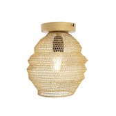 QAZQA nidum - Oosterse Plafondlamp - 1 lichts - Ø 200 mm - Goud/messing - Woonkamer | Slaapkamer | Keuken