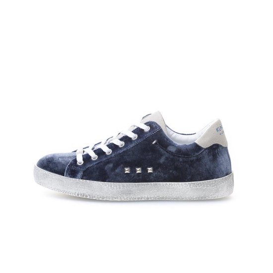 KUNOKA Alex velvet jeans - Sneakers Dames - maat 36 - Wit Blauw | bol.com