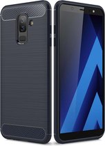 Soft Bruchem TPU Hoesje voor Samsung Galaxy A6 (2018) - Matt Zwart - van Bixb