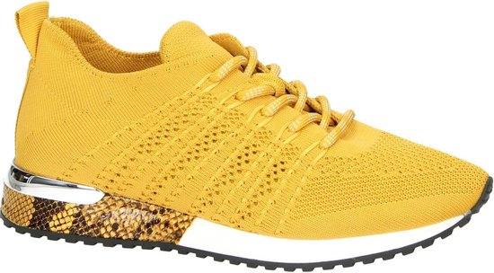 La Strada Sneaker Dames Geel | bol.com