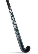 The Indian Maharadja Jhuknaa 90fw-37.5 inch-carbon 90 fine woven Hockeystick Unisex - zwart-grijsgroen