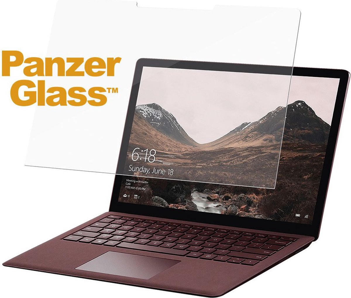 PanzerGlass Premium Glazen Screenprotector Microsoft Surface Laptop 1