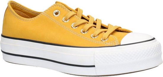 Converse Chuck Taylor AS Lift OX Gele Sneakers Dames 40 | bol.com