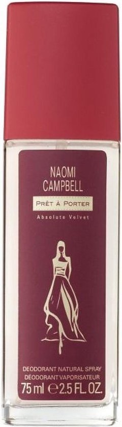 Naomi Campbell Pret A Porter Absolute Velvet Deodorant Spray 75ml 