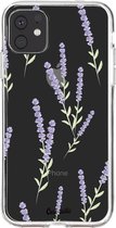 Casetastic Apple iPhone 11 Hoesje - Softcover Hoesje met Design - Wonders of Lavender Print