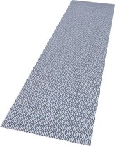 Loper binnen & buiten Coin - blauw 80x200 cm