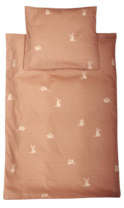 Roommate Dekbedovertrek Rabbit Old Rose 100 X 140 Cm | bol.com